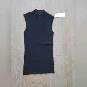 Ribbed Mock Neck Top